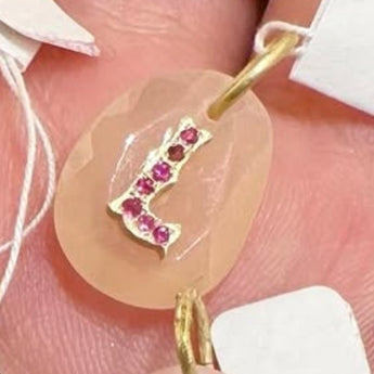 [SO for CH] Ruby L pink opal pendant