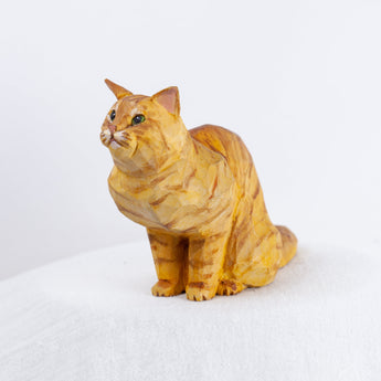 Ryoji Bannai - #2510 Orange tabby sitting cat