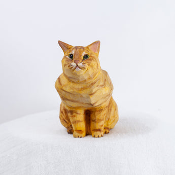 Ryoji Bannai - #2510 Orange tabby sitting cat