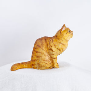 Ryoji Bannai - #2510 Orange tabby sitting cat