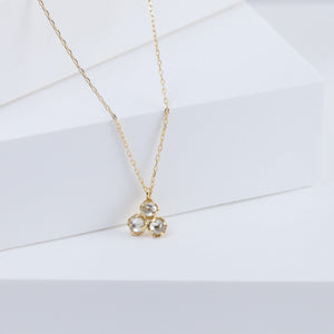 Enfold triple briolette necklace