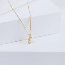 Load image into Gallery viewer, Enfold triple briolette necklace

