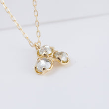 Load image into Gallery viewer, Enfold triple briolette necklace
