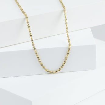 Dew diamond chain necklace