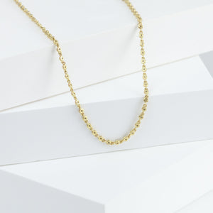Dew diamond chain necklace