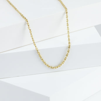 Dew diamond chain necklace
