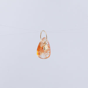 Sunstone pear drop pendant