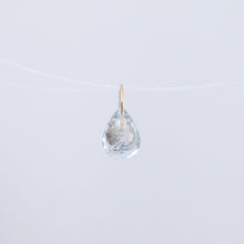 Load image into Gallery viewer, Aquamarine pear drop pendant
