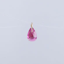 Load image into Gallery viewer, Rubellite pear drop pendant
