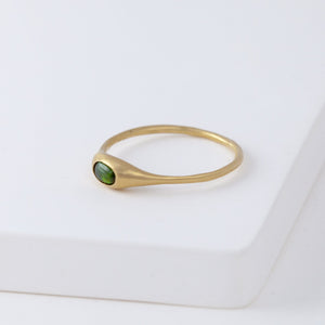Yui green tourmaline ring
