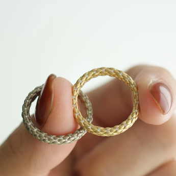 [Special order for Dan & Odette] Thread wedding bands