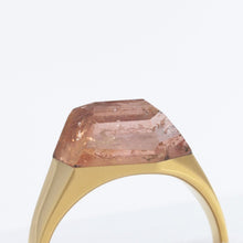 Load image into Gallery viewer, Mini rock crystal imperial topaz ring
