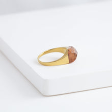 Load image into Gallery viewer, Mini rock crystal imperial topaz ring
