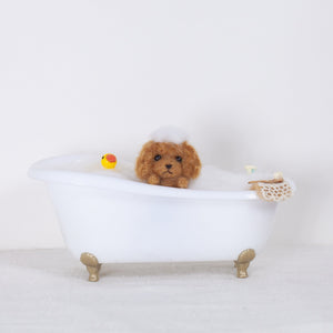 Fluffy - poodle bath time