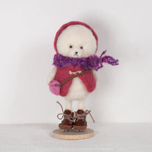 Load image into Gallery viewer, Fluffy - large red poncho Bichon doll [Kolekto Special]

