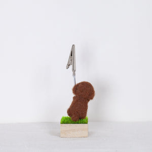 Fluffy - Poodle memo stand