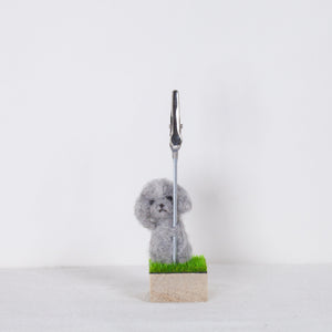 Fluffy - Poodle memo stand