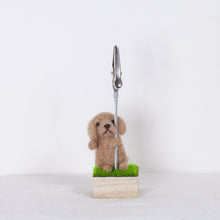 Load image into Gallery viewer, Fluffy - Golden retriever memo stand
