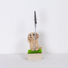 Load image into Gallery viewer, Fluffy - Golden retriever memo stand
