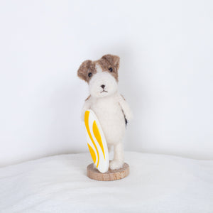 Fluffy - small Wire Fox Terrier doll