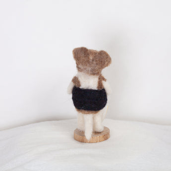 Fluffy - small Wire Fox Terrier doll