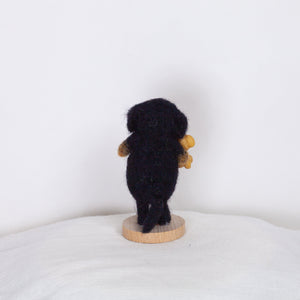 Fluffy - small Dachshund doll