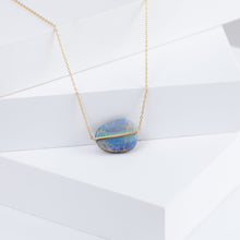 Load image into Gallery viewer, Band one-of-a-kind boulder opal necklace B
