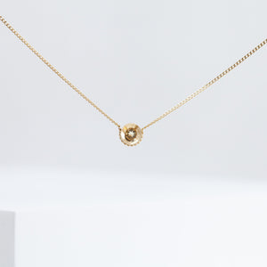 Spot citrine necklace