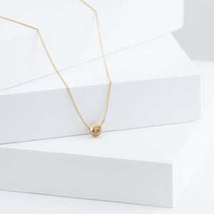 Spot citrine necklace