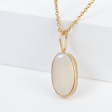 Load image into Gallery viewer, Gallery Australian opal necklace

