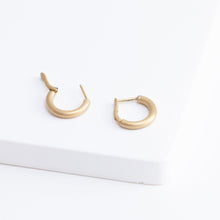 Load image into Gallery viewer, Matte hoop earrings
