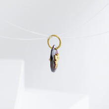 Load image into Gallery viewer, Flying pig garnet pendant
