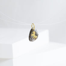 Load image into Gallery viewer, Unicorn black rutilated quartz pendant
