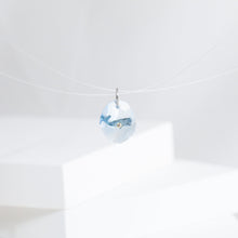 Load image into Gallery viewer, Whale blue topaz pendant
