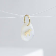 Load image into Gallery viewer, Pony moonstone pendant
