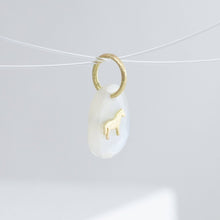 Load image into Gallery viewer, Pony moonstone pendant
