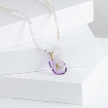 Load image into Gallery viewer, Yoga amethyst pendant
