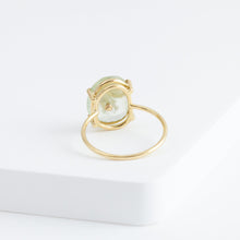 Load image into Gallery viewer, Tinkerbell prehnite ring
