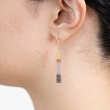 Load image into Gallery viewer, Stick picturesque agate large drop earring - limited edition
