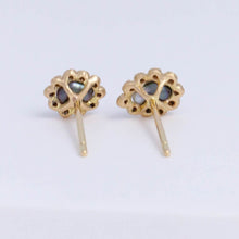 Load image into Gallery viewer, South sea black pearl black diamond studs

