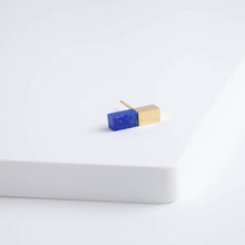 Load image into Gallery viewer, Stick lapis lazuli small stud
