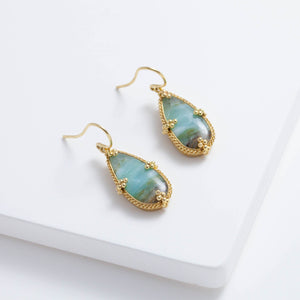 One-of-a-kind Peruvian opal earrings