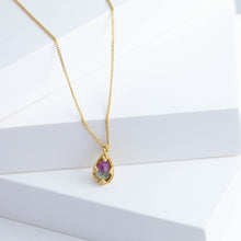 Load image into Gallery viewer, One-of-a-kind multi-color tourmaline necklace
