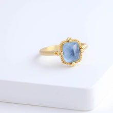 Load image into Gallery viewer, One-of-a-kind rectangular aquamarine ring
