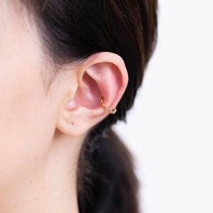 Repeat small oval ear cuff (single)