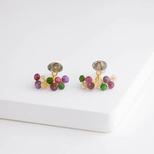 Load image into Gallery viewer, Fairy zoisite and mixed stone earrings [Limited Edition]
