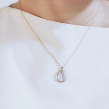 Load image into Gallery viewer, One-of-a-kind facet quartz necklace
