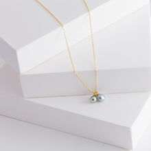 Load image into Gallery viewer, Baby Akoya pearl double pearl necklace - Kolekto 

