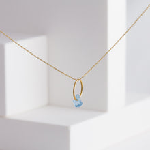 Load image into Gallery viewer, Rough stone aquamarine pendant - Kolekto 

