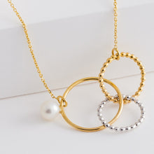 Load image into Gallery viewer, Bubble triple ring necklace - Kolekto 
